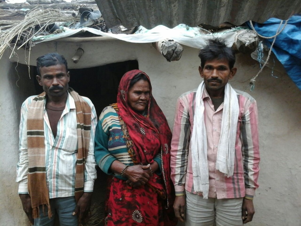 Daulata Bai with her sons