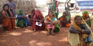 Soochna seva team Guna is holding meeting with the women of village kotra, on SHG formation..jpg